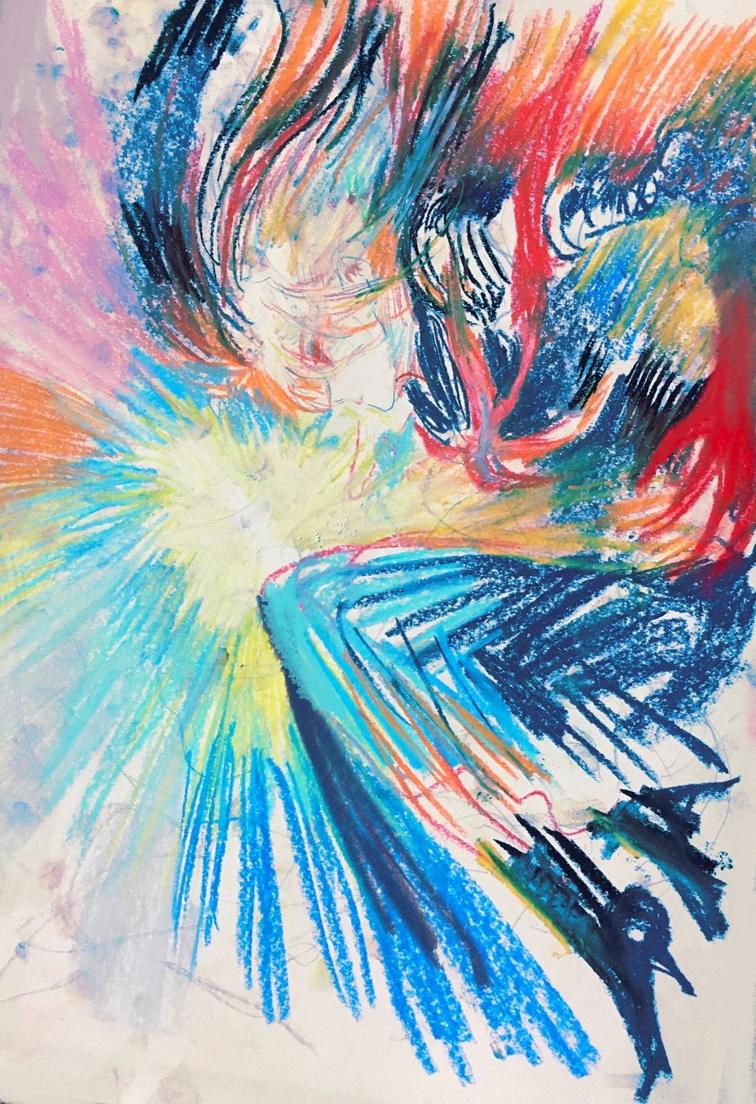 crayon artwork exploration